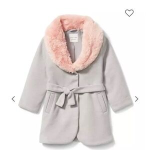 Janie and Jack Faux Fur Jacket NWT Size 3-4 never worn sold out